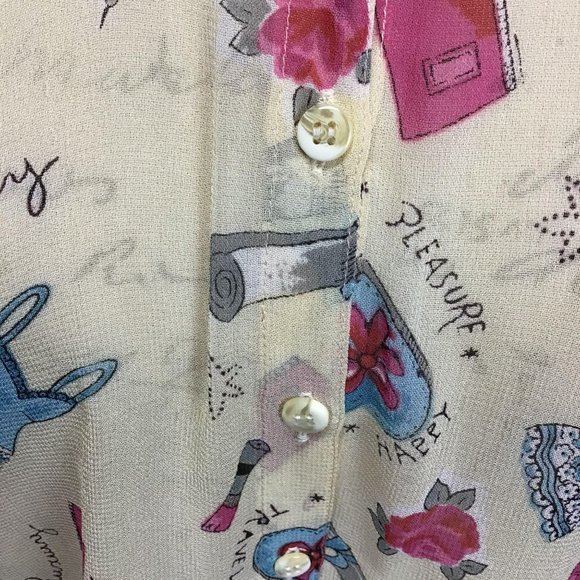 NWT- Vintage Champagne Collection Blouse - Picture 7 of 7